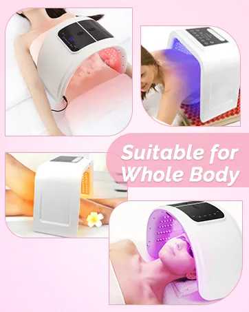 LED Face Light Therapy Mask: Spray Function LED Face Mask - 6 Colors LED Mask Light Therapy for Anti-Wrinkle Skin Care - LED Face Mask