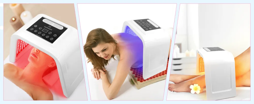 LED Face Light Therapy Mask: Spray Function LED Face Mask - 6 Colors LED Mask Light Therapy for Anti-Wrinkle Skin Care - Light Therapy Mask