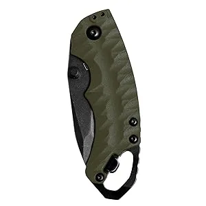Kershaw Shuffle II Folding Pocket Knife, Small, Lightweight Utility and Multi-Function Knife, Multiple Styles 8750TOLBW - durable handles, knife handles, handle features, knife handle types, pocketknife handle