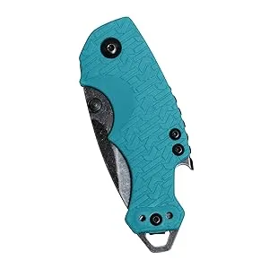 Kershaw Shuffle Folding Pocket Knife, Compact Utility and Multi-Function Every Day Carry, Multiple Styles 8700TEALBW - durable handles, knife handles, handle features, knife handle types