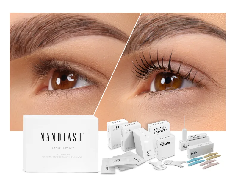 Nanolash Silicone Rods 3 pairs - lash lift rods silicone pads for eyelash lifting lash lift shields - lash lamination