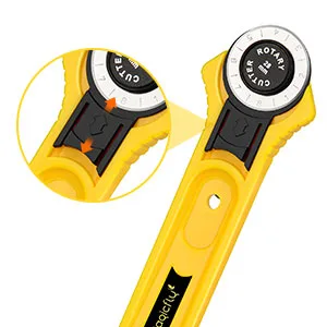 Magicfly Rotary Cutter Set Quilting Kit Including Fabric Cutter Wheel and Mat A3 Patchwork Ruler Carving Knife Replacement Cutter Blades for Fabric Sewing Quilting - product information 5