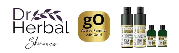 Dr Herbal Skincare 24K Gold Extract Face Serum 50ML | Skin Elasticity | Collagen Support | Tanned Look | Lighten Skin - product information 7