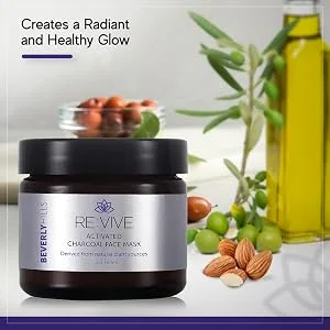 Revive Charcoal Face Mask Blackhead Remover and Acne Treatment that Detoxes Skin - elastin and collagen production