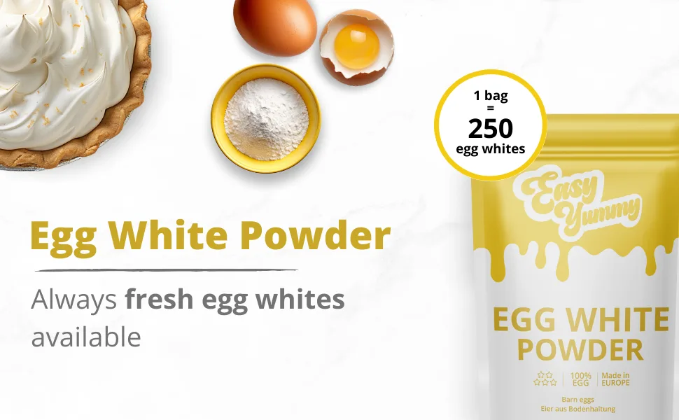 Easy Yummy Egg White Powder For Baking 1kg 100% Powdered eggs - egg white powder egg white protein powder powdered egg egg powder dried egg powder egg protein