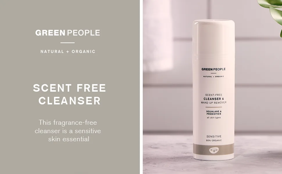 Green People Organic Scent Free Cleanser and Make-Up Remover 150 millilitre - Header