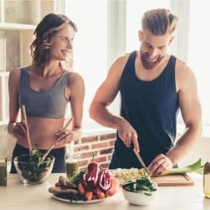 Complex Triple Action Formula - Iron Glycinate + Iron Citrate + Iron Gluconate and Non-Acid Vitamin C with Ginger for Maximum Absorption - Max Potency - Premium Ingredients - Vegan - Made in The UK - People cooking
