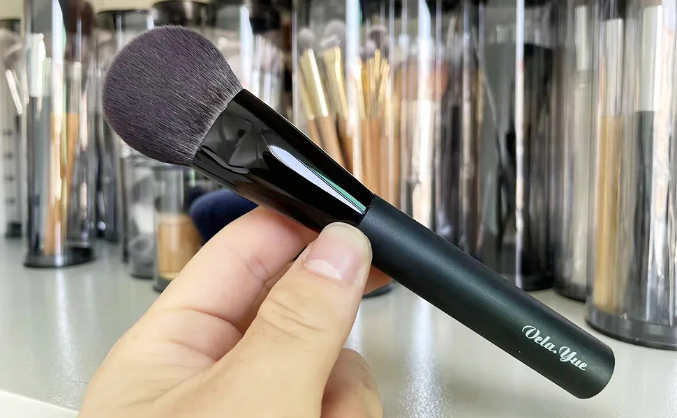 Vela.Yue Face Cheek Contour Brush Smooth Blush Foundatoin Makeup Brush - MAKEUP bRUSH