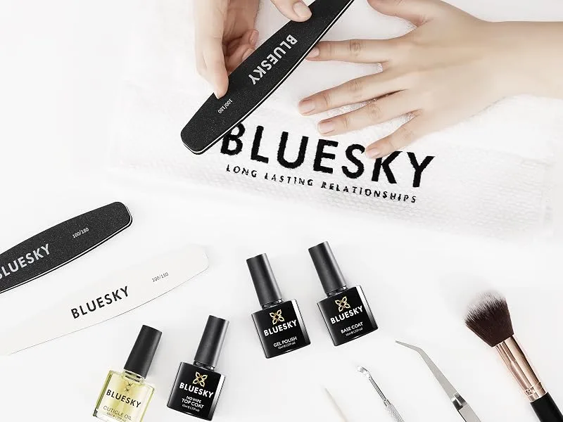 Bluesky 2 in1 Nail Brush & Pusher - gel polish
