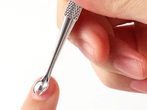 Stainless Steel Cuticle Pusher Tool Cuticle Trimmer for Manicure Pedicure - product information 10