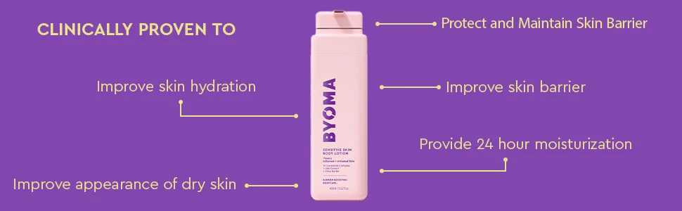 BYOMA BODY Sensitive Range Body Lotion 400ml - Proven to