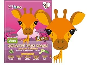 7th Heaven Panda Face Sheet Mask with Coconut & Banana to Hydrate & Moisturise Skin - Giraffe