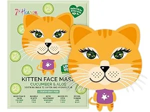7th Heaven Panda Face Sheet Mask with Coconut & Banana to Hydrate & Moisturise Skin - Kitten