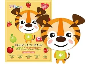 7th Heaven Panda Face Sheet Mask with Coconut & Banana to Hydrate & Moisturise Skin - Tiger