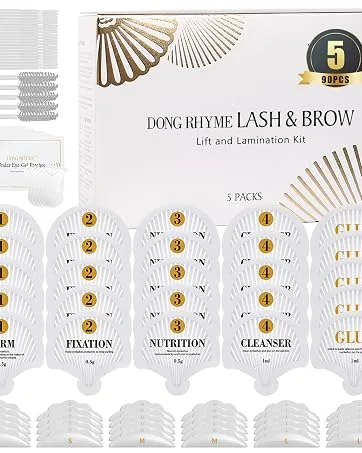 Lash Lift Eyelash Perming Kit Lash Lifting Kit Eyelash Perm Set DIY Lash Lift Set Professional Instant Lash Lift Extensions Semi-Permanent Lash Lifting Curling Perming Wave - Lash & Brow Lifting
