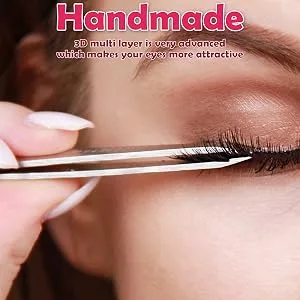 False Eyelashes 10 Pairs Reusable Fake Eyelashes Set DD Curl Thickness Multilayer False Lashes for Lady Girl Comfortable and Lightweight Fake Eyelashes - product information 21