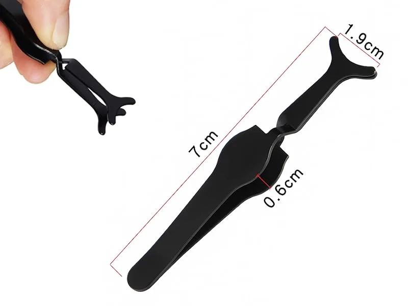 Eyelash Applicator Tool Black Lash Applicator Tool Stainless Steel for Loading and Unloading False Eyelashes - product information 8