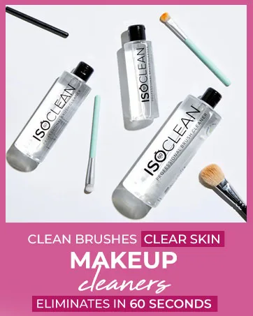 ISOCLEAN Makeup Brushes 12 Piece Creator Brush Collection with Brush Box MUA Professional Grade Makeup Brushes for Foundation Eyebrows Eyeliner Eyelids Eye Shadow Powder Concealer Highlighter - product information 11