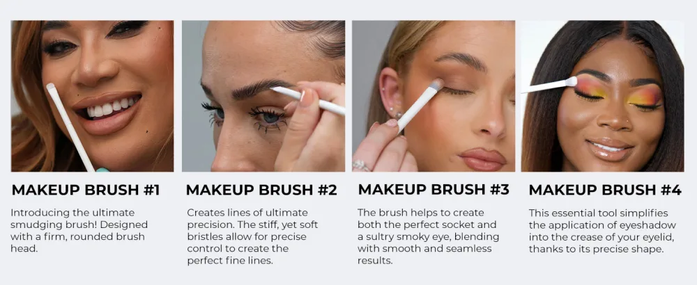 ISOCLEAN Makeup Brushes 12 Piece Creator Brush Collection with Brush Box MUA Professional Grade Makeup Brushes for Foundation Eyebrows Eyeliner Eyelids Eye Shadow Powder Concealer Highlighter - ISOCLEAN Makeup Brushes