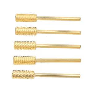 Nail Grinding Barrel Bits Durable 5 Pieces Nail Drill Barrel Bits Multifunctional Grinding Head for Nail Beginners for Home - 1414230034711-2