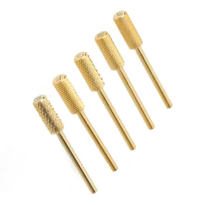 Nail Grinding Barrel Bits Durable 5 Pieces Nail Drill Barrel Bits Multifunctional Grinding Head for Nail Beginners for Home - 1414230034711-2