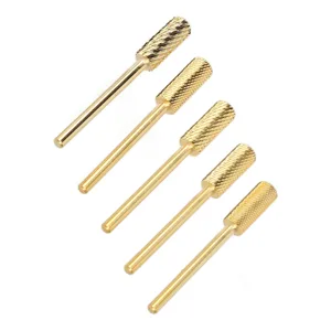 Nail Grinding Barrel Bits Durable 5 Pieces Nail Drill Barrel Bits Multifunctional Grinding Head for Nail Beginners for Home - 1414230034711-3