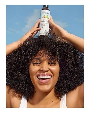 Sky Organics Organic Essential Scalp Elixir for Hair USDA Certified Organic to Hydrate Soothe & Nourish Scalp 6 fl. Oz - Our Natural Integrity