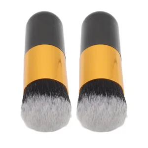 Chubby Cosmetic Brush Chubby Blending Cosmetic Brush Black Golden Soft Nylon Fiber Professional for Travel - product information 20