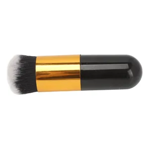 Chubby Cosmetic Brush Chubby Blending Cosmetic Brush Black Golden Soft Nylon Fiber Professional for Travel - product information 23