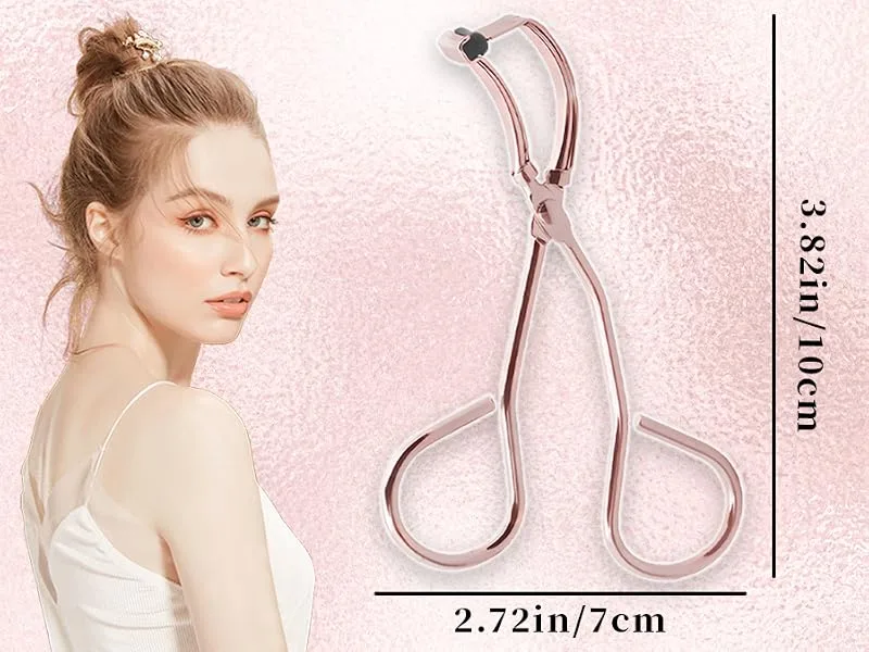 Eyelash Curler Local Lash Curler for Comfortable Cushion No Pinching or Pulling(Rose Gold) - product information 8