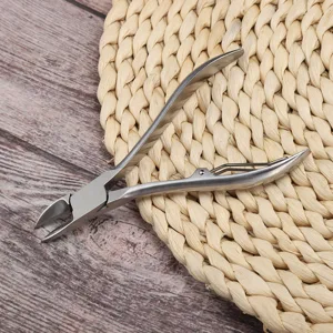 Curved Cuticle Trimmer Cuticle Remover Pedicure Pliers Stainless Steel Clipper Portable Manicure Tool for Nails Toenails - product information 25