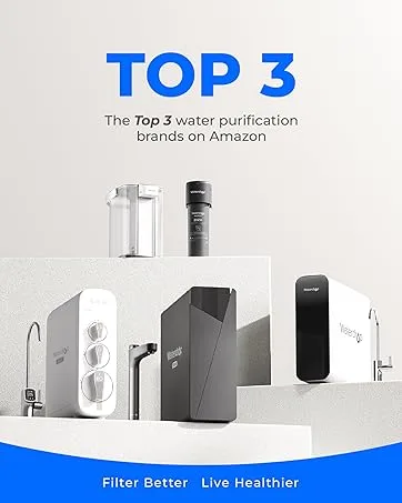 Waterdrop Skincare Face Washer BFC2 Soft Water for Gentle Facial Cleansing Deep Cleaning Reduce Chlorine Hydration Boost Waterproof - Waterdrop