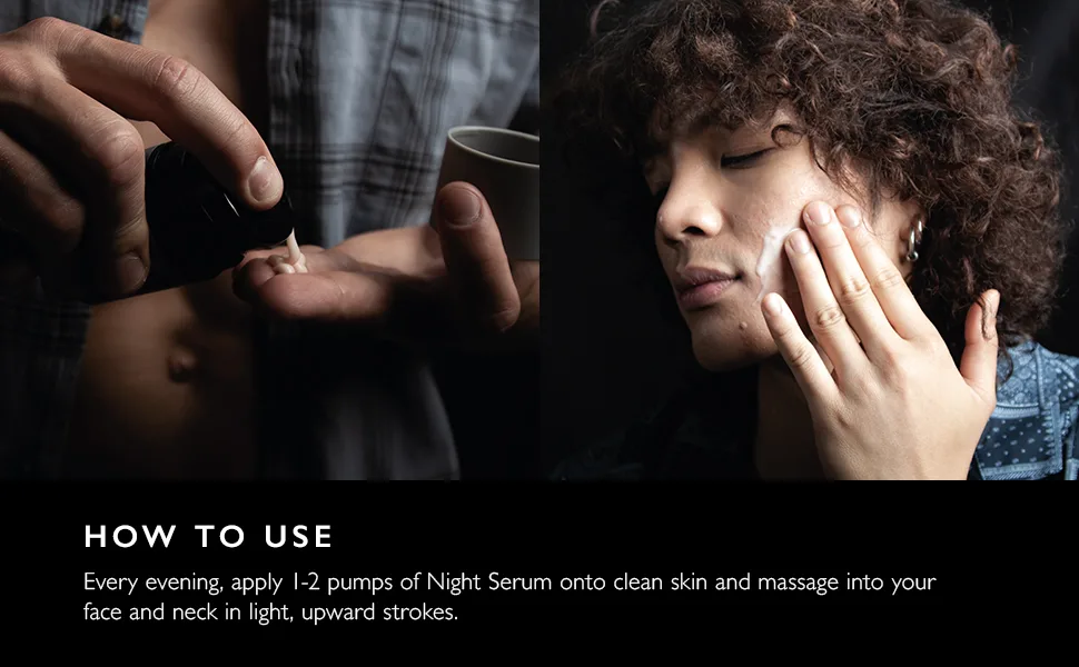 Warpaint for Men Skincare Range - Night Serum - Revitalise Smooth and Hydrate - Night Serum