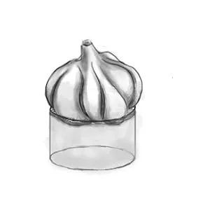 Kejora Fresh Garlic Bulbs - Qty : 5 Bulbs - Step 1