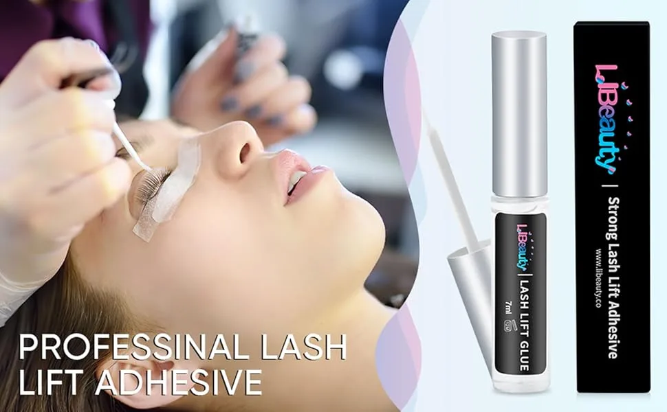 Libeauty Lash Lift Glue 7ml Eyelash Glue Large Capacity Brow Lift Glue Strong Sticky Hold Lash Glue for Eyelash Lifting - Libeauty Strong Lash Lift Adhesive