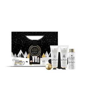 The Luxury Bathing - Sparkling Pear & Nectarine Blossom - Winter Love Hand Care Duo - gift
