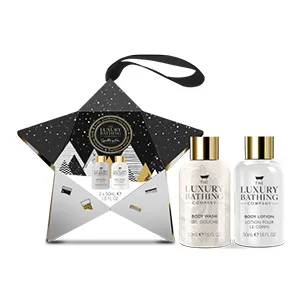 The Luxury Bathing - Sparkling Pear & Nectarine Blossom - Winter Love Hand Care Duo - gift