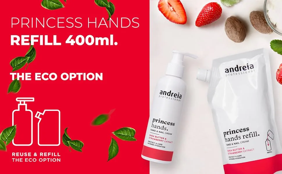 Andreia Professional Hand & Foot Gel Cleanser - Hands & Feet Care - Power Cleanse - 200ml - Princess hands refil