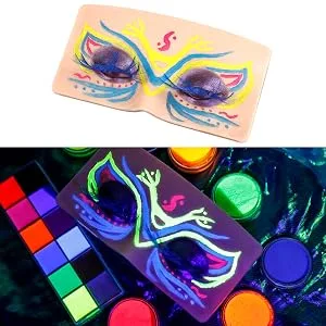 Makeup Practice Face Board 5D Realistic Pad for Makeup Artist Board Makeup Practice Eyeshadow Eyebrow Lash Realistic Face Skin Eye Make up Practice Model for Self-taught or Professional Enthusiasts Fair - makeup practice board