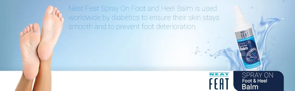 Neat Feat Spray On Foot & Heel Balm 125ml - neatfeat