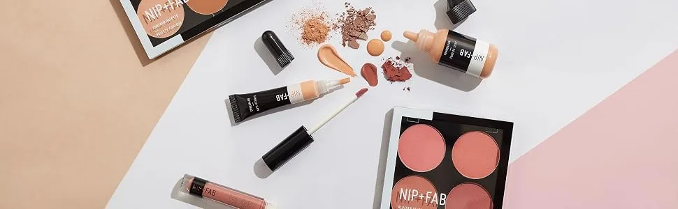 Nip+Fab Rose Gold Essence 30ml - nip fab cosmetics makeup colour hybrid blush bronzer foundation concealer coneal highlight palette
