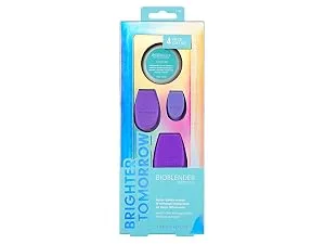 EcoTools Limited Edition All Eyes on Me Makeup Brush Holiday Kit Stocking Stuffer Premium Makeup Brushes Travel Sized Mini Brushes 5 Piece Gift Set - product information 5