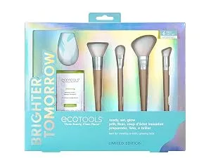 EcoTools Limited Edition All Eyes on Me Makeup Brush Holiday Kit Stocking Stuffer Premium Makeup Brushes Travel Sized Mini Brushes 5 Piece Gift Set - product information 6