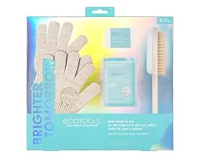 EcoTools Limited Edition All Eyes on Me Makeup Brush Holiday Kit Stocking Stuffer Premium Makeup Brushes Travel Sized Mini Brushes 5 Piece Gift Set - product information 7