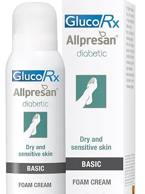 GlucoRx Allpresan Diabetic Foot Foam Cream Basic 125ml - Allpresan