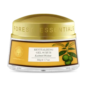 Forest Essentials Revitalising Kashmiri Walnut Gel Scrub 50g - product information 1