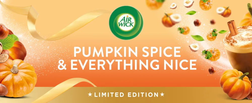 Air Wick Essential Mist Diffuser Kit Pumpkin Spice & Everything Nice 1 Device & 1 refill (20 ml) Natural Essential Oils Last up to 45 days Air freshener Pumpkin Spice & Everything Nice 1 Device & 1 Refill 1 - Pumpkin spice