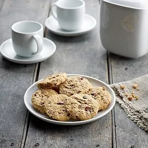 Cartwright & Butler | Cranberry & Rolled Oat Crumbles In Tin - cranberry crumbles, oaty biscuits, cranberry biscuits, cookies, gift tin, cartwright and butler