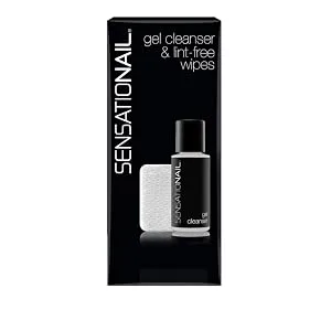 SENSATIONAIL Peel Off Nail Shield Base Strips (2 in 1 solution) - SensatioNail Cleanser & Wipes Refill