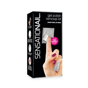 SENSATIONAIL Peel Off Nail Shield Base Strips (2 in 1 solution) - Sensationail Remover Kit